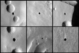 美国发现火星七洞穴有可能供人类栖身