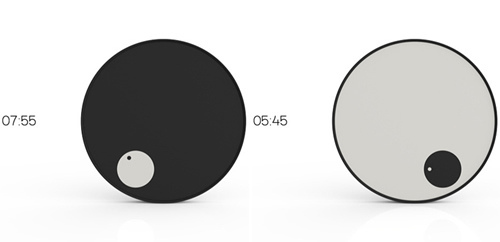 Period极简时钟 只有三个圈圈 还具有夜光的功能