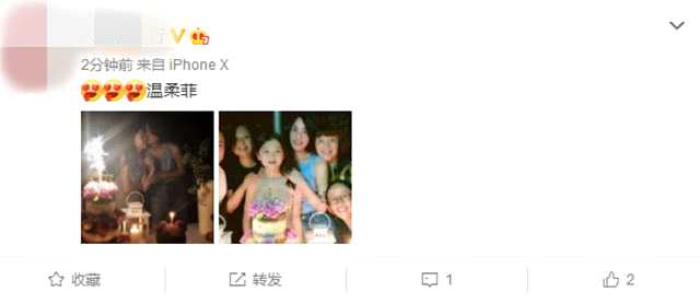 王菲为女儿李嫣过12岁生日，母女俩亲吻画面温馨感人