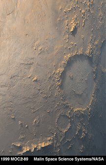 火星探测器拍到火星“笑脸”