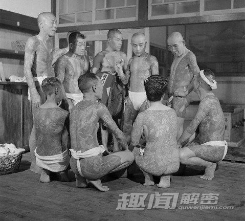 40年代日本男女纹身沐浴照（组图）