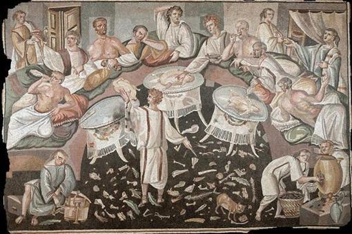 古罗马人餐桌上的美味佳肴都是怎样的-这些美味佳肴都源自于哪里-