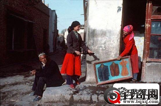 老照片：上世纪80年代末期的新疆喀什