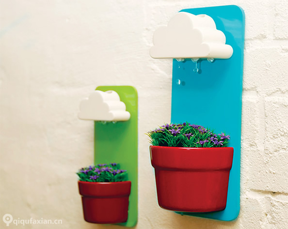 Rainy Pot 会“下雨”的云朵花盆不仅仅只是装饰效果