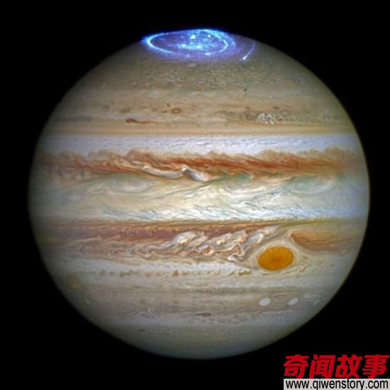 NASA拍神秘极光 揭秘木星极光从不消失的原因