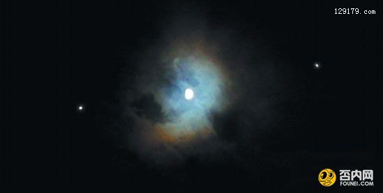 昨夜星空迷人“双星伴月” 6月11日土星和心宿二将再次上演
