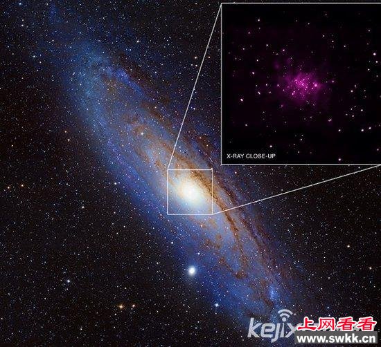 仙女座星系发现数量惊人黑洞 图_0