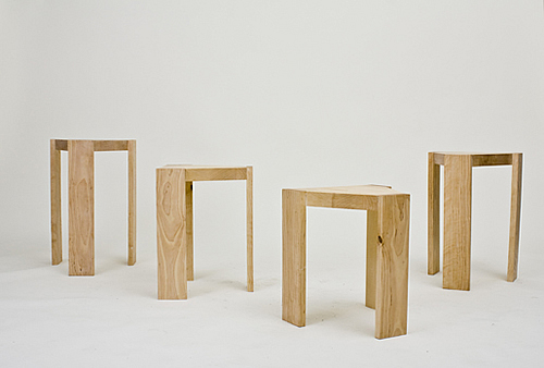 4Some凳子 一等于四 堆叠的凳子设计
