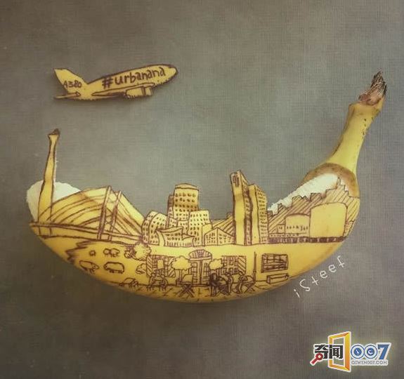 好吃又好看！艺术家把香蕉变成了艺术品