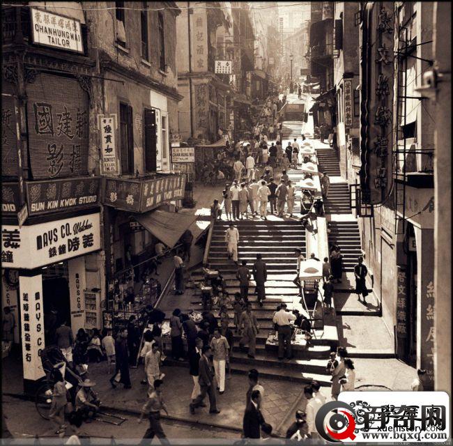 珍贵的历史老照片，香港最开始的港口市场，生活朴实有质量