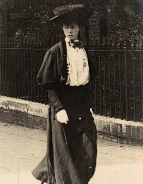 100年前的伦敦 巴黎妇女时尚街拍