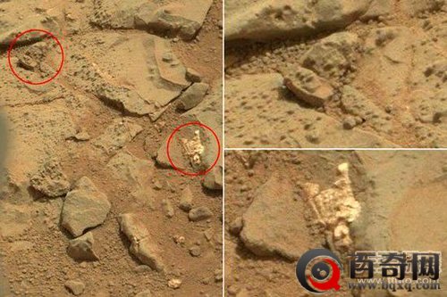 火星真有生命？探测器发现外星人骸骨
