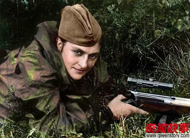 二战最美女狙击手，300天击毙309名敌军，至今无人能及