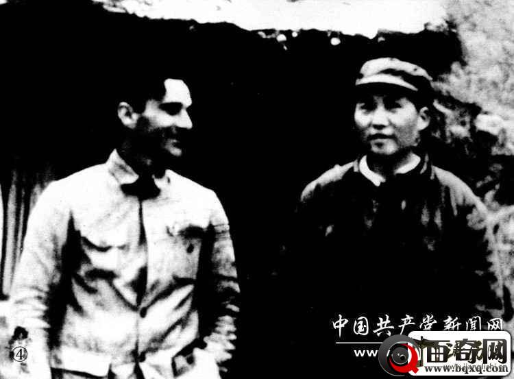 红军、抗日时期留下的珍贵合影，其中有毛主席与朱德合影