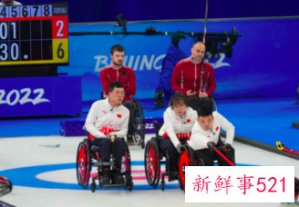 中国轮椅冰壶队八连胜顺利晋级四强
