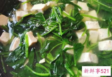 菠菜豆腐汤的做法窍门