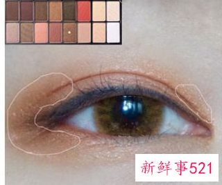 枫叶眼妆画法
