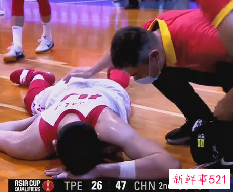 中国男篮狂胜中国台北49分，沈梓捷伤势无大碍