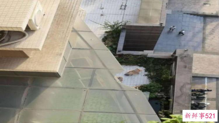 头条丨吓人番禺这个小区22楼高空坠物这次掉下来的竟是一整块钢化玻璃