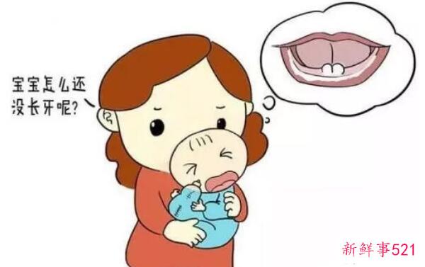 宝宝几个月有牙齿 4-7个月长出第一颗牙齿(3岁左右牙齿都一样)