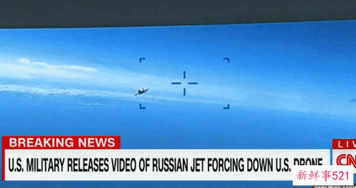 美军公布视频 证实美俄军机曾在黑海上空发生相撞？