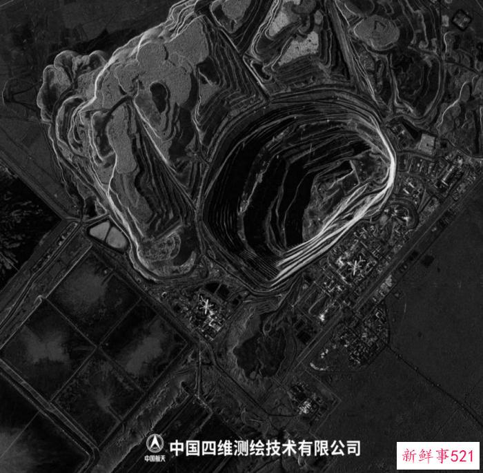 博茨瓦纳矿区SAR影像。影像数据来源：四维高景二号01、02星。　中国四维 供图