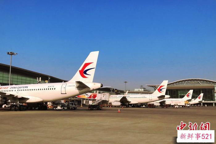 新航季东航从西安始发出港航班增至每日162班。　东航西北分公司 摄