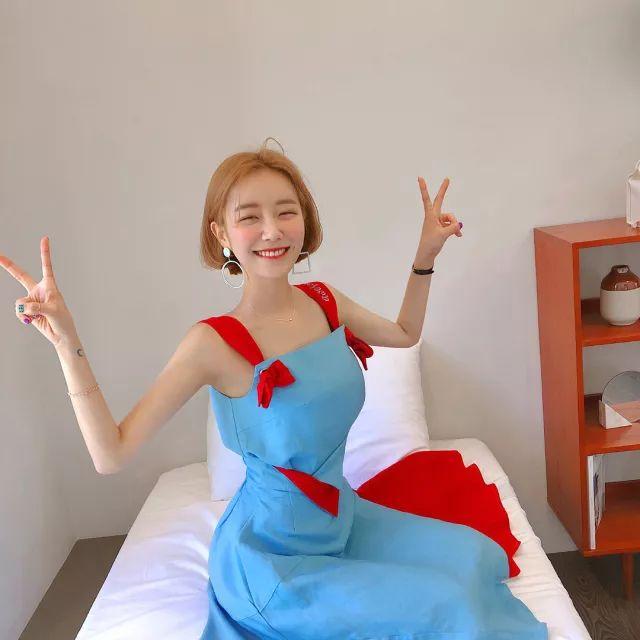 大胸也能穿出甜美小性感！让这位韩国时尚博主vivamoon带你领略夏日大胸妹的可爱小清新！