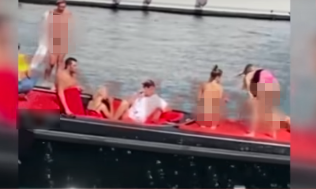 全裸成瘾？6名乌克兰性感模特游艇上裸体互拍，户外现场照片流出