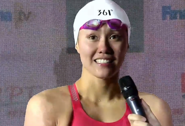 中国游泳美女游疯了，再破亚洲纪录，成绩放奥运会直接夺冠