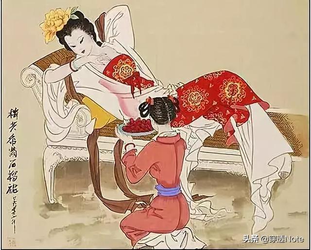 “羞花”之美的唐朝杨玉环是如何成为石榴裙推手的