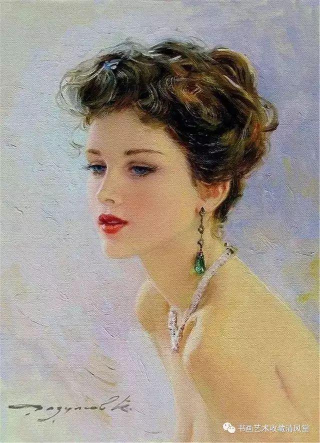 六十幅作品——油画中的俄罗斯美女