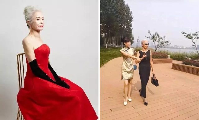 中国最美瑜伽奶奶：满头银发，穿衣简约有气质，气质胜过同龄人