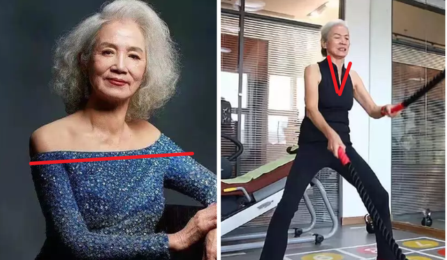 中国最美瑜伽奶奶：满头银发，穿衣简约有气质，气质胜过同龄人