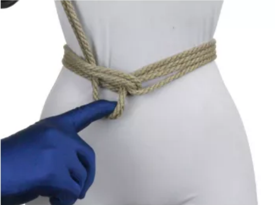 [绳艺] 两种基础的腰部束缚教程