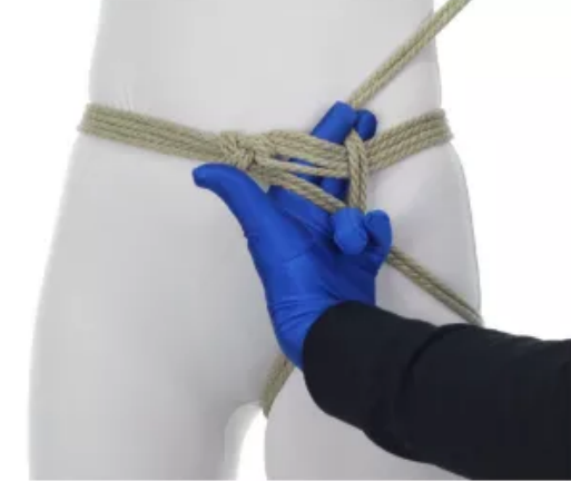 [绳艺] 两种基础的腰部束缚教程